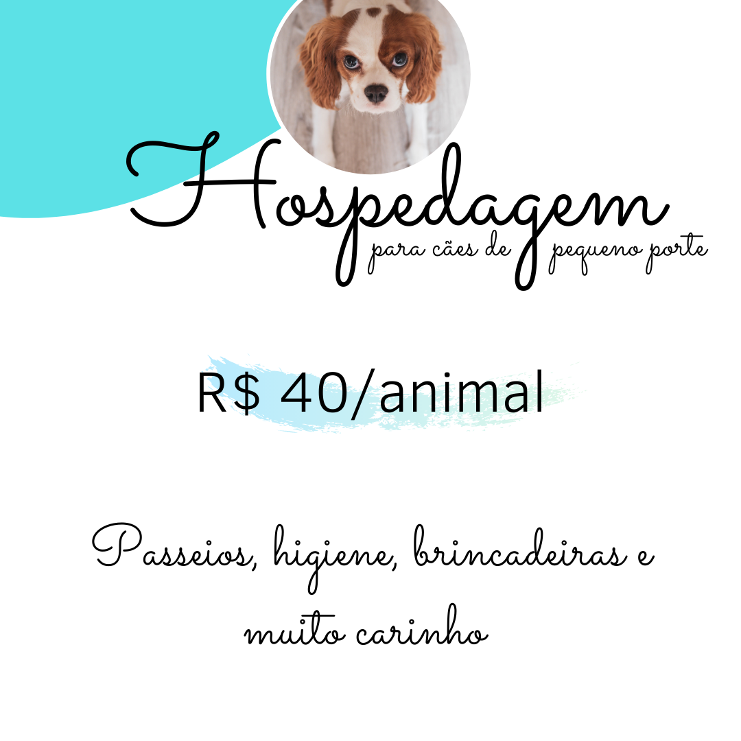 Cartaz de hospedagem